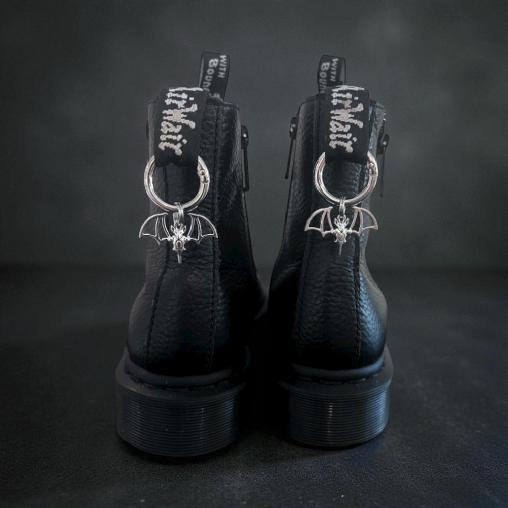Bat Boot Doc Charms